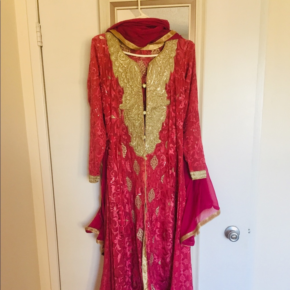Indian Pakistani party  long shalwar kameez dress